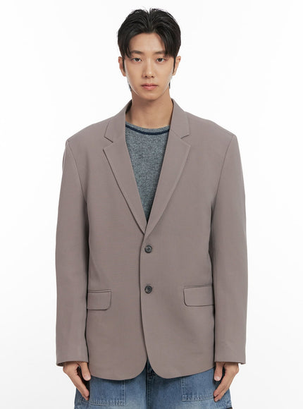 mens-oversized-blazer-id406 / Dark beige