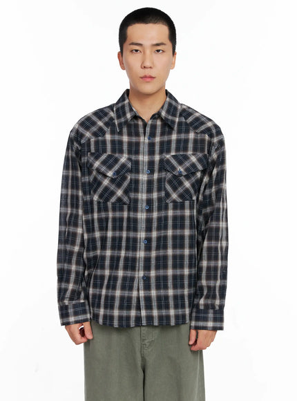 Men's Plaid Shirt IG529