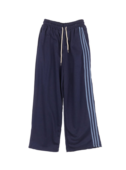 string-buttoned-trackpants-im524 / Dark blue