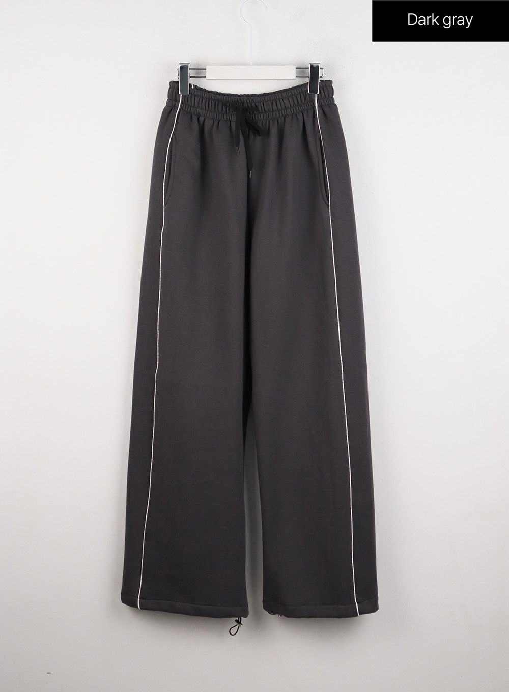 wide-leg-plush-pants-id305 / Dark gray