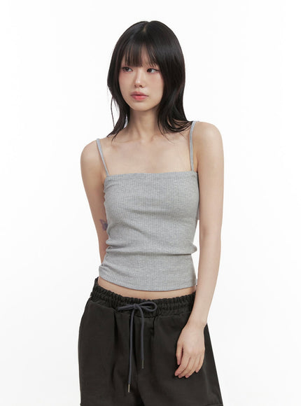 essential-solid-camisole-top-in427 / Gray