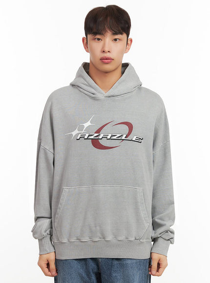 mens-urban-graphic-hoodie-if517 / Gray