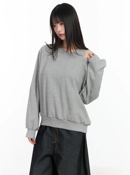 Casual Asymmetric Sweatshirt IM523