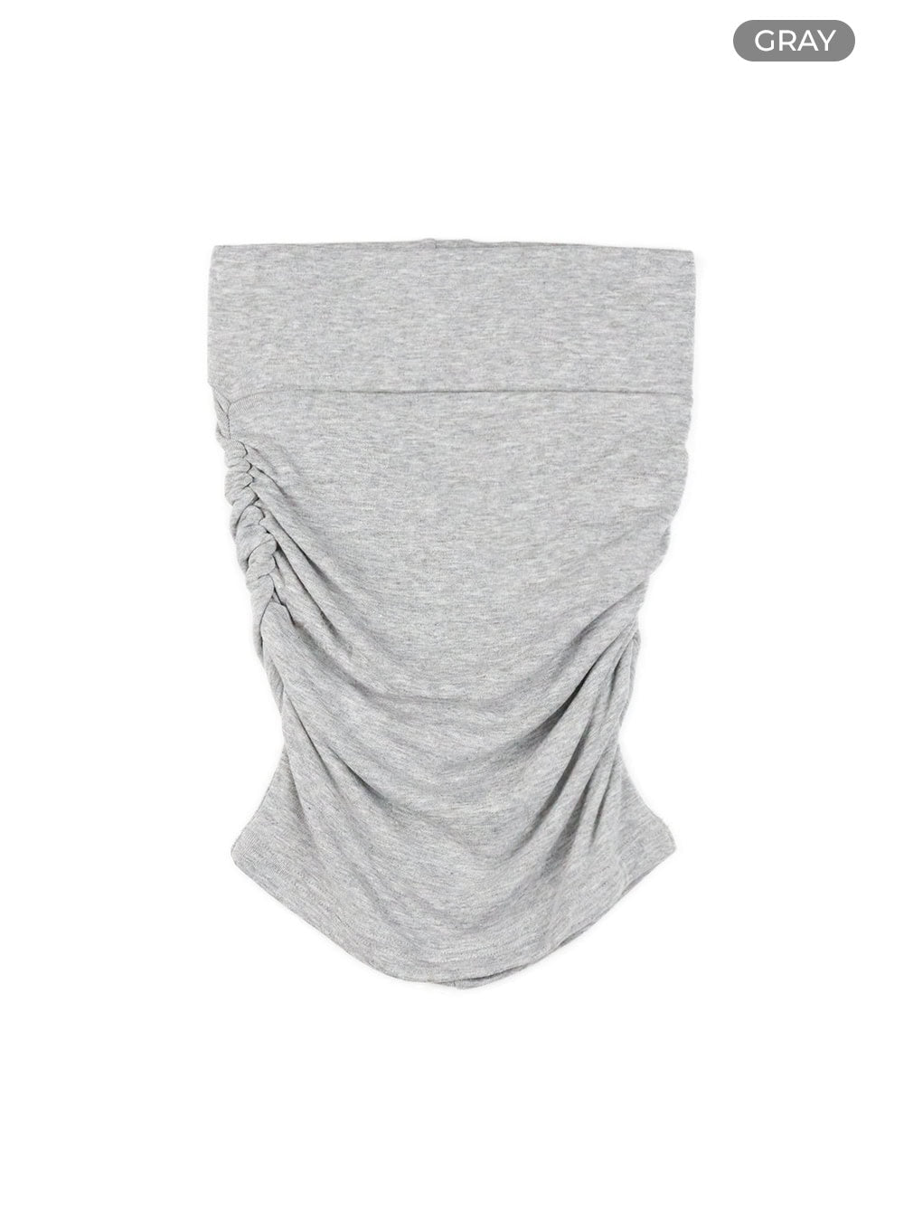 shirred-slim-basic-mini-skirt-il419 / Gray