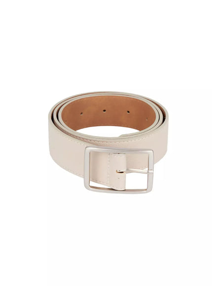 classic-black-square-belt-if502 / Light beige