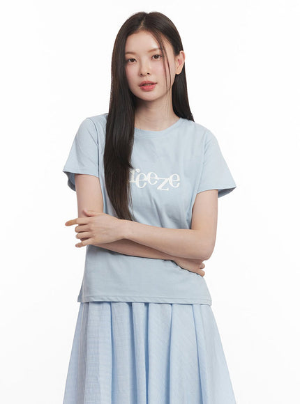 summer-breeze-graphic-t-shirt-iy509 / Light blue