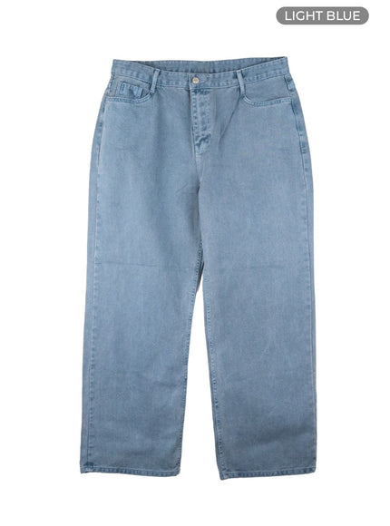 mens-classic-baggy-fit-jeans-ia401 / Light blue