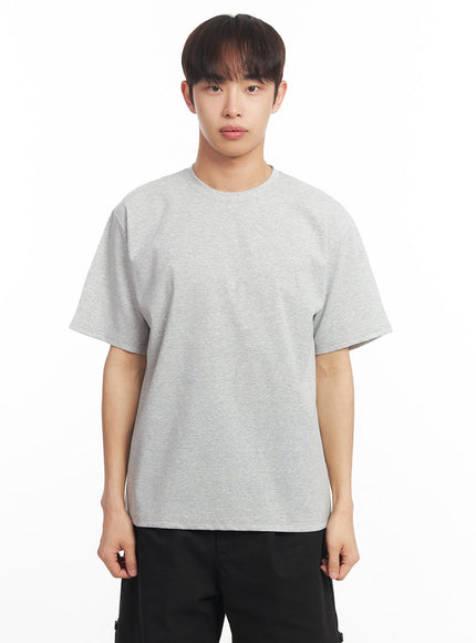 mens-essential-solid-t-shirt-ia518 / Light gray