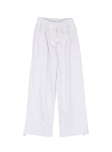 mens-wide-fit-sweatpants-ia529 / Light gray