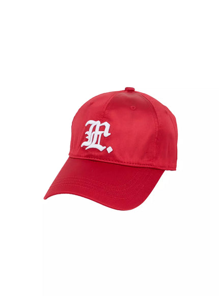 glossy-patch-cap-im509 / Red
