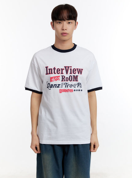 Men's Cotton Graphic T-Shirt IA507