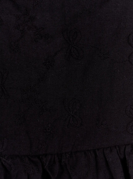 embroidered-ribbon-blouse-and-skinny-scarf-set-iy511
