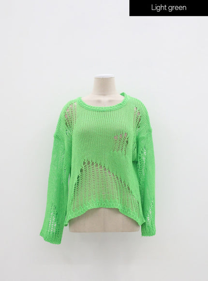 Mesh Sweater IF316