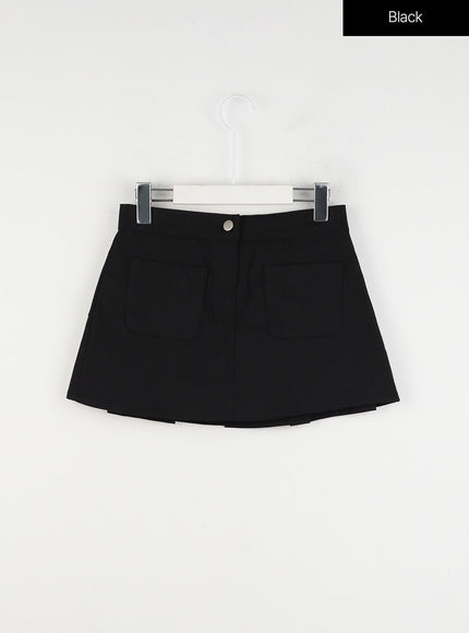 cargo-mini-skirt-id305 / Black