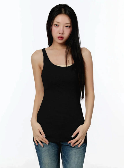 Basic U-Neck Tank Top IM509