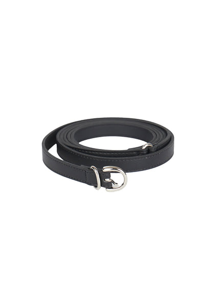 slim-double-cross-belt-iu503 / Black