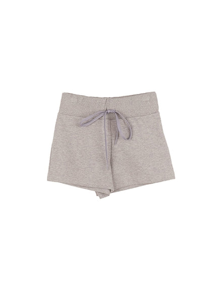 essential-cotton-sweat-shorts-ia517 / Gray