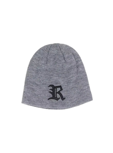 embroidered-beanie-io517 / Gray