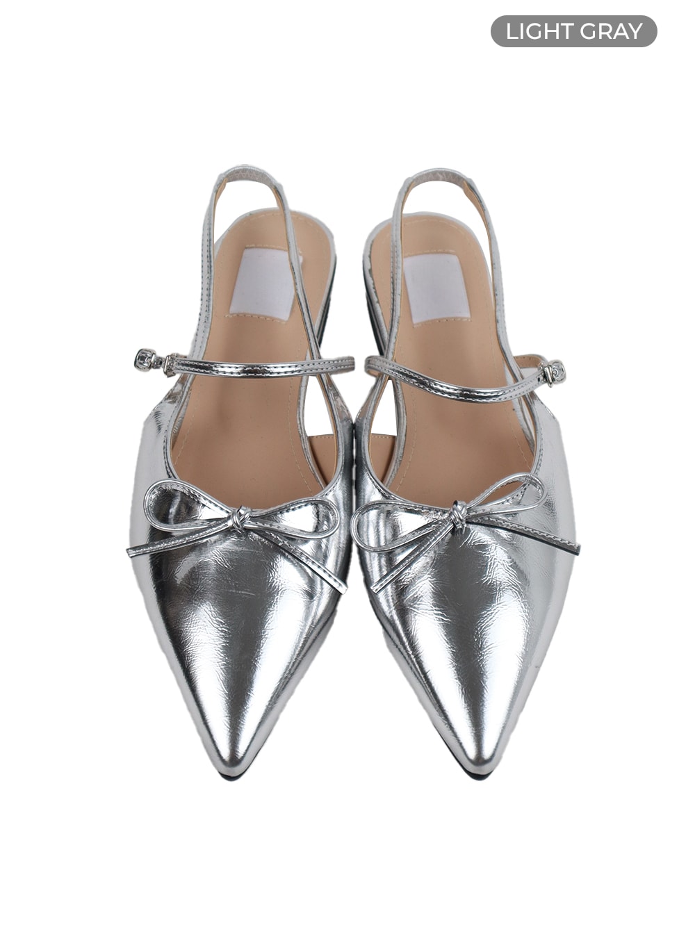 ribbon-flat-slingbacks-if423 / Light gray