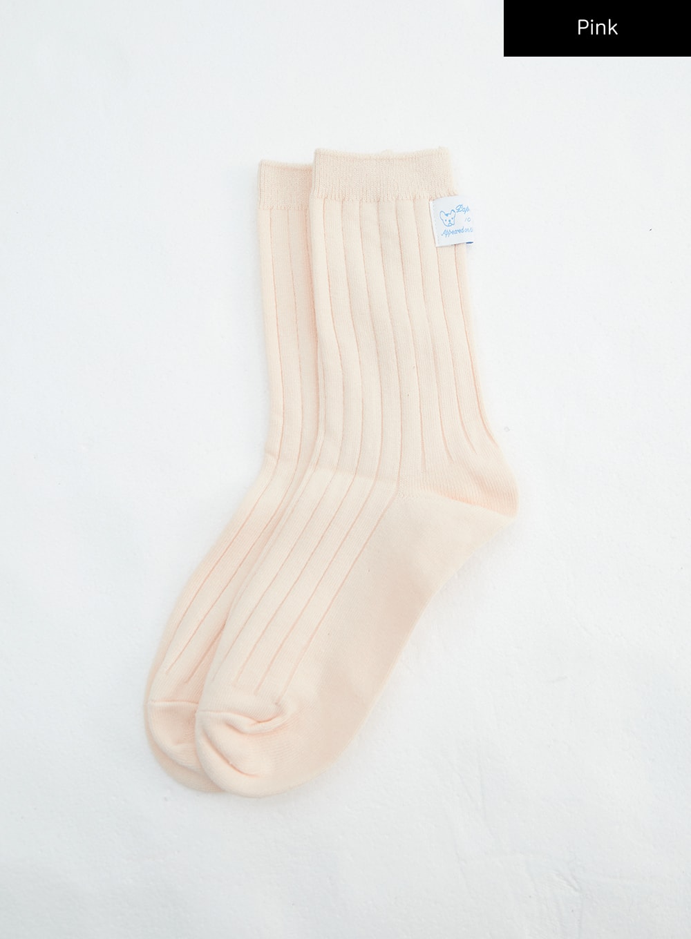 basic-midi-socks-in316 / Pink