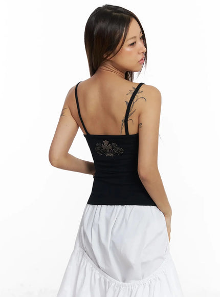 cross-graphic-lace-trim-cami-tank-iy504