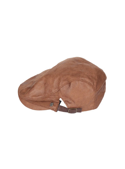 mens-vintage-faux-leather-flat-cap-il514