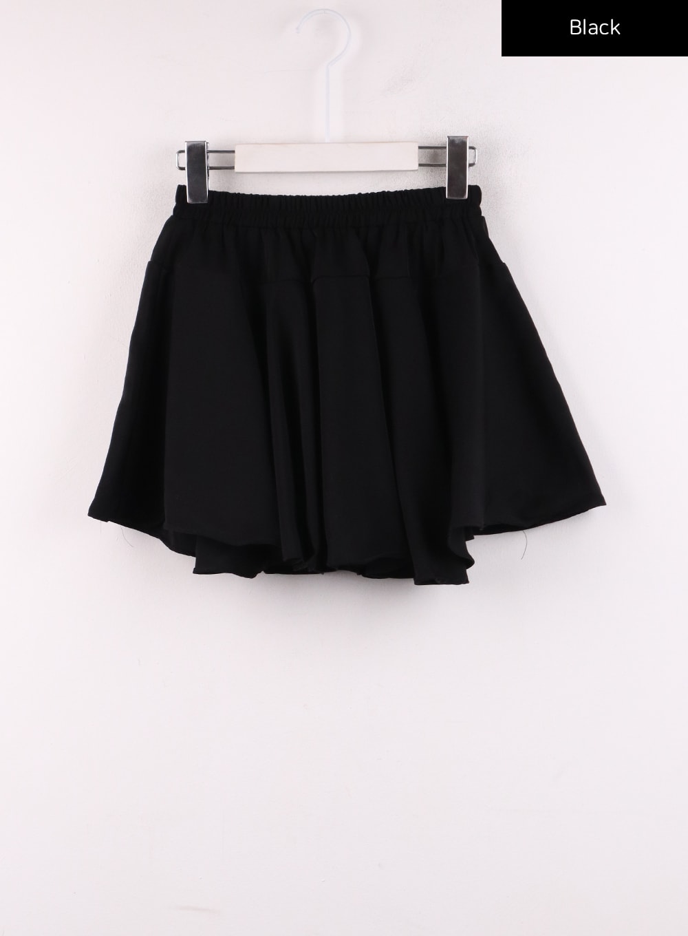 flowy-flare-bandeau-mini-skirt-ij430 / Black