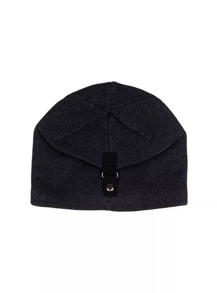 black-strap-beanie-in528 / Dark gray
