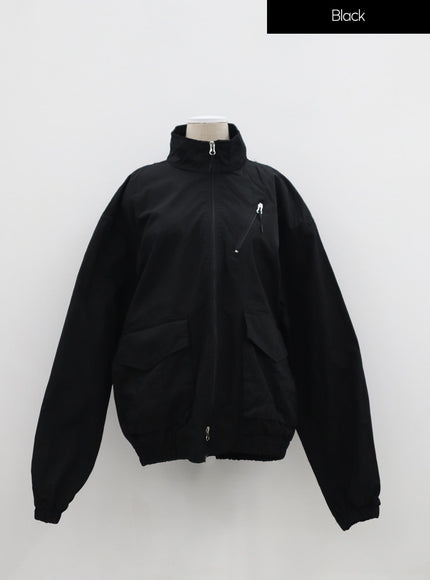 Oversized Zip-Up Jacket IF316