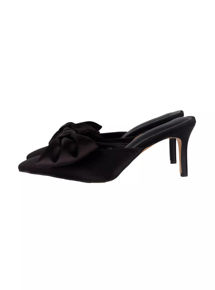 Big Bow Mule Stiletto Pumps IM506