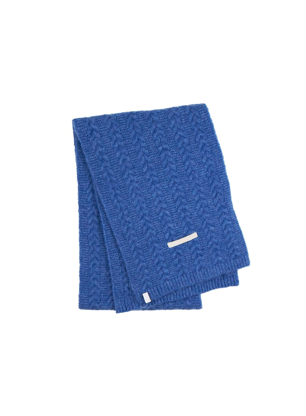 classic-cable-knit-scarf-id402 / Blue