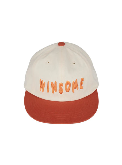 mens-winsome-embroidered-cotton-cap-il514 / Orange