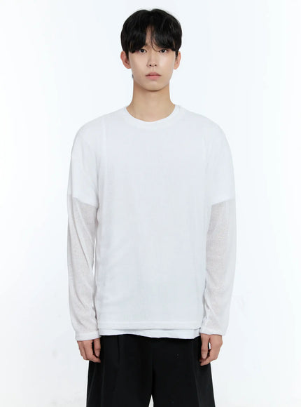 Men's Mesh Long-Sleeve Top IG501