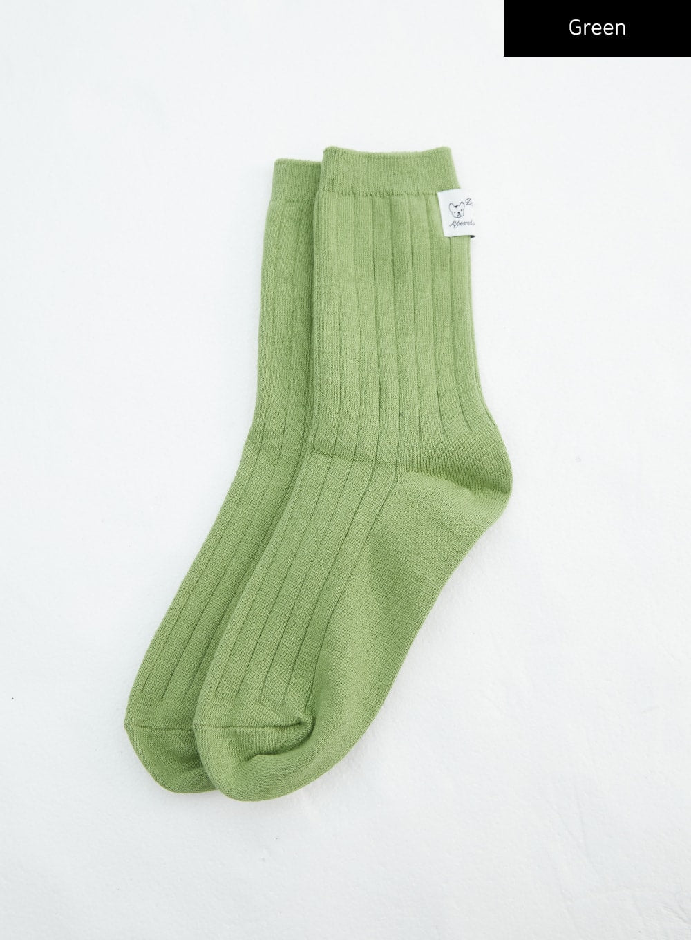 basic-midi-socks-in316 / Green