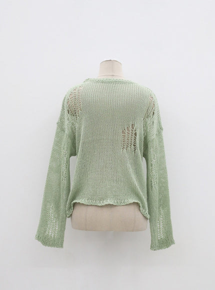 Mesh Sweater IF316