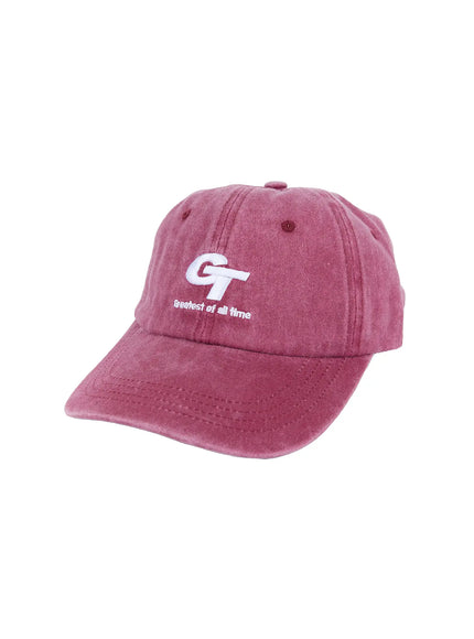 mens-vintage-wash-baseball-cap-il529 / Dark pink