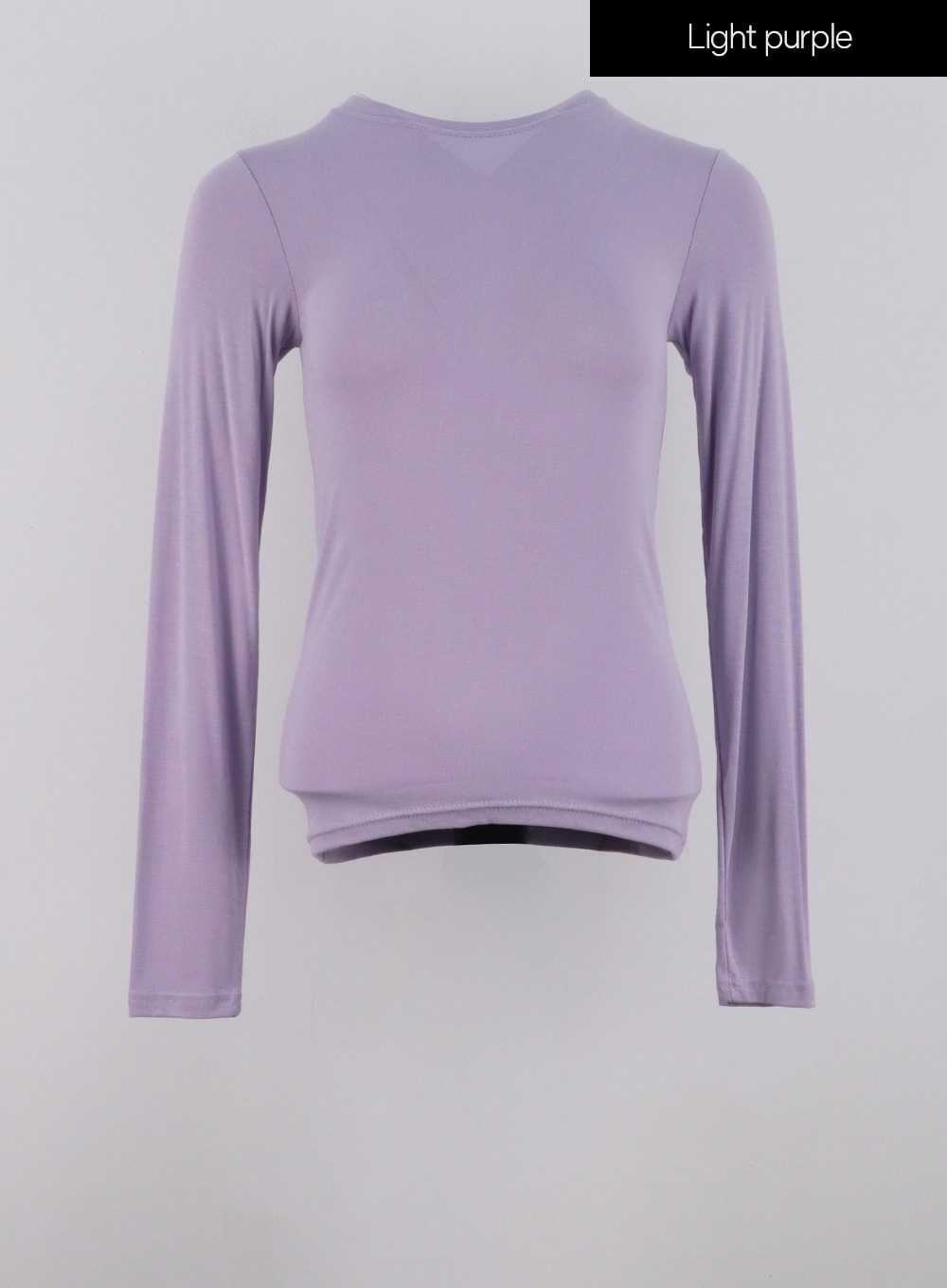 light purple long sleeve top