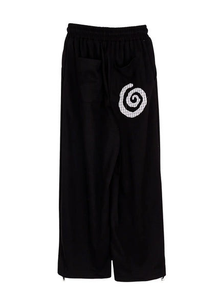 plaid-spiral-detail-sweatpants-ia523