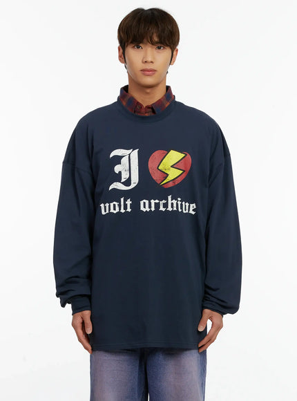 mens-graphic-bold-oversized-long-sleeve-shirt-id523