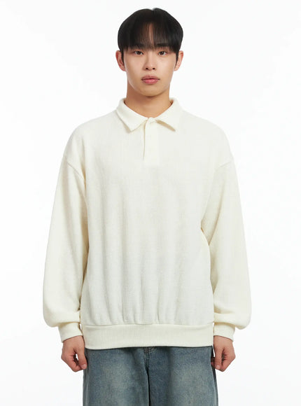 basic-ribbed-polo-long-sleeve-top-id515