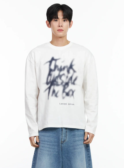 Men's Graphic Long Sleeve Tee IM523