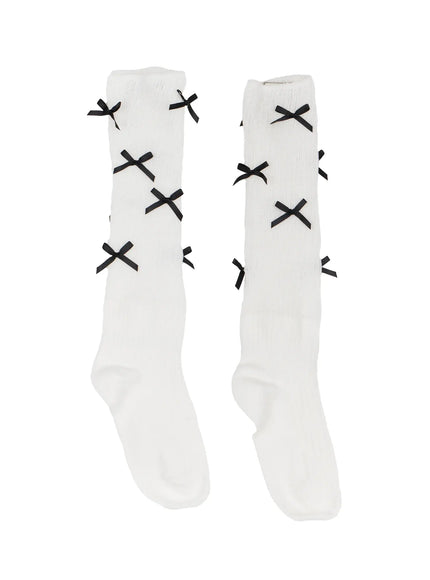 ribbon-knee-high-socks-io517