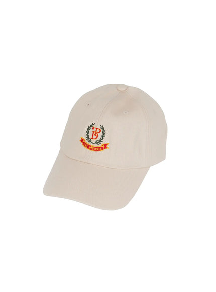embroidered-logo-cap-io502 / Beige