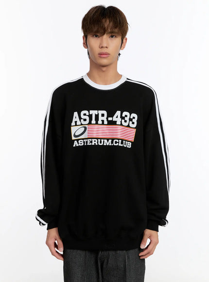 mens-graphic-sweatshirt-in524 / Black