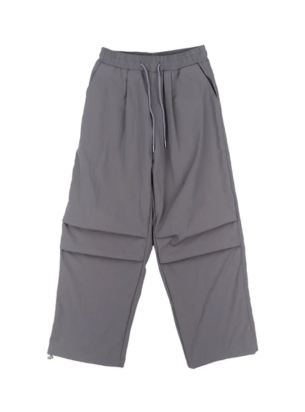 mens-fleece-parachute-pants-in518-1 / Gray