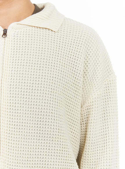 mens-waffle-knit-zip-up-cardigan-im511