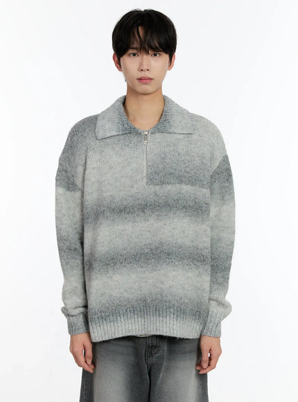 mens-alpaca-knit-quarter-zip-sweatshirts-id502