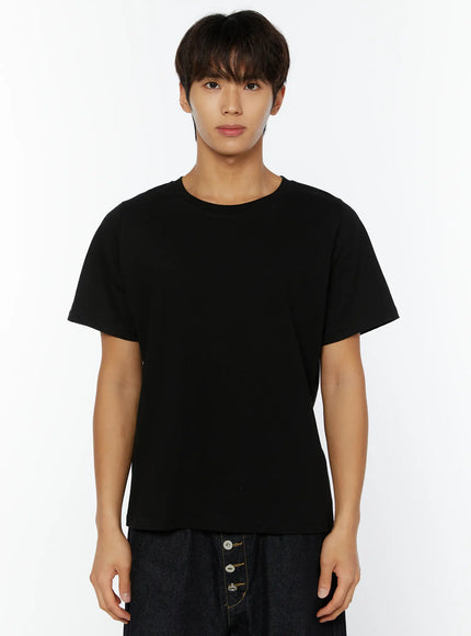 mens-layered-t-shirt-iy508 / Black
