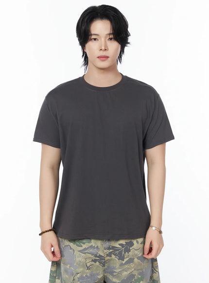 mens-casual-t-shirt-iy525 / Dark gray