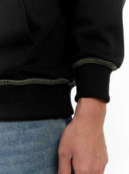 Men's Two-Way Camouflage Zip-Up Hoodie IM530